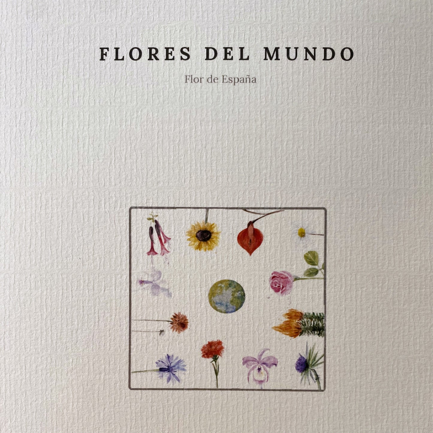 Cuaderno con diseño a la acuarela Flor del clavel