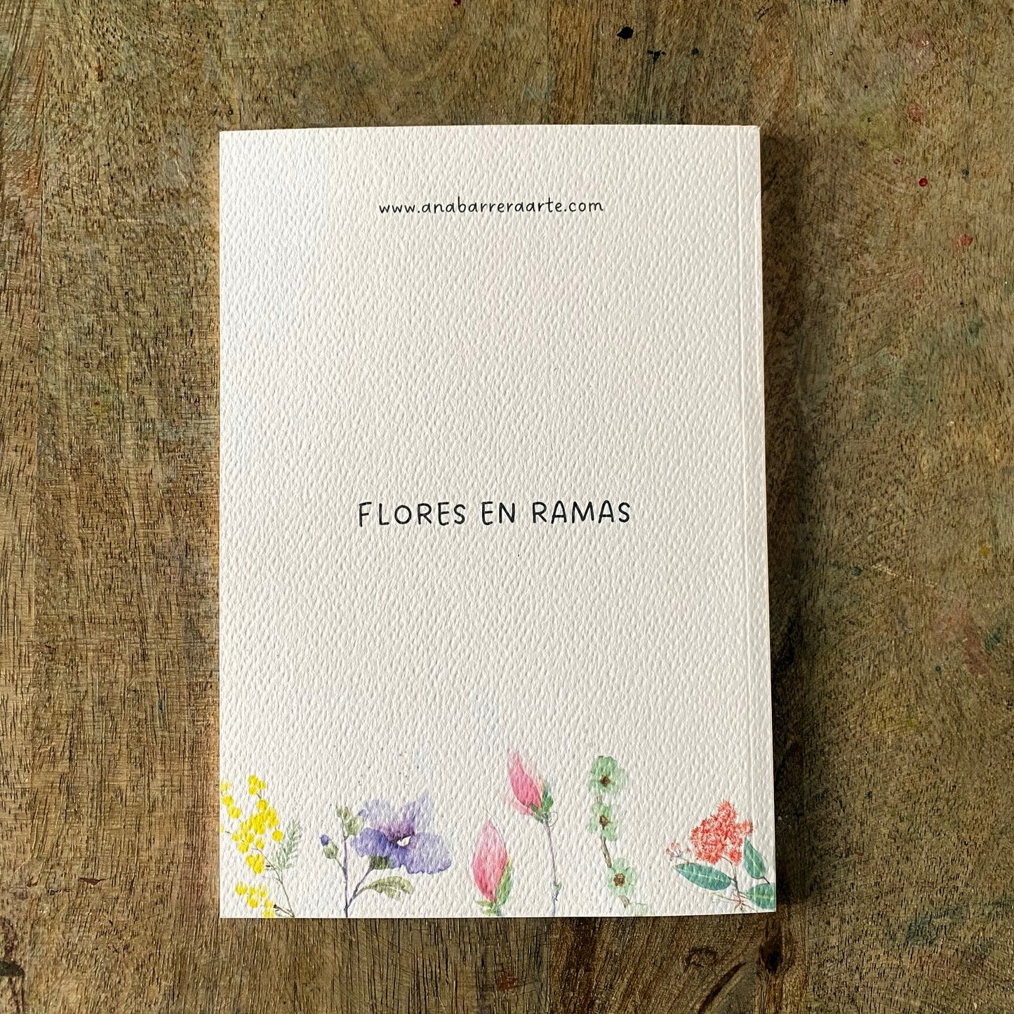 Cuaderno con diseño a la acuarela Magnolia