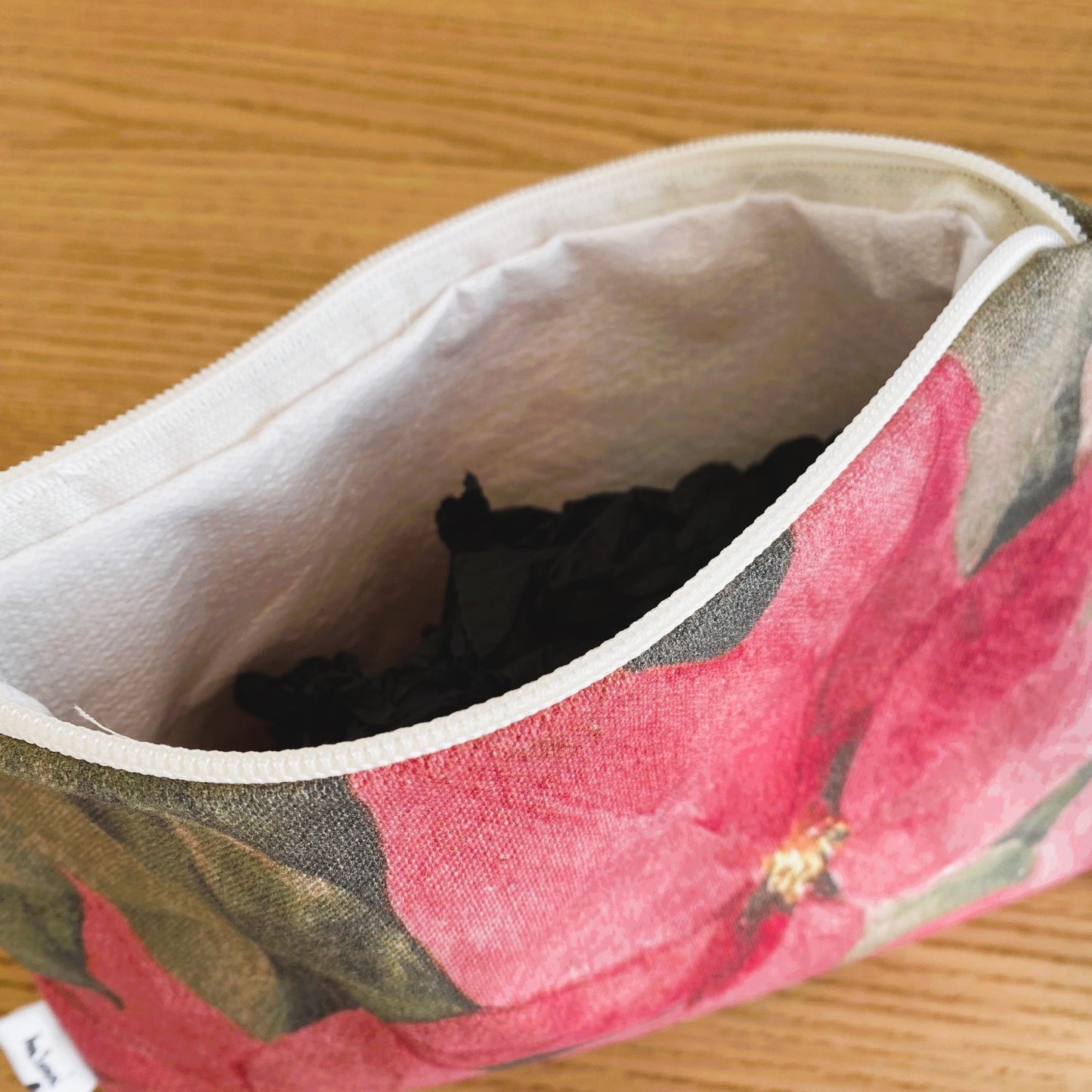 Bolso de mano Flor de pascua rosa